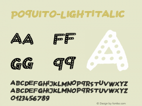 Poquito-LightItalic