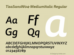 TisaSans-MediumItalic