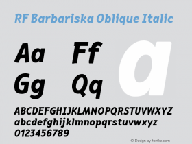 RF Barbariska Oblique