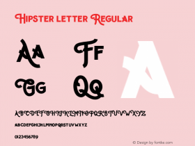Hipster letter