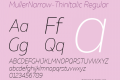 MullerNarrow-ThinItalic