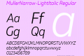 MullerNarrow-LightItalic