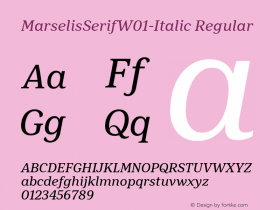 MarselisSerif-Italic