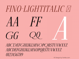 Fino-LightItalic