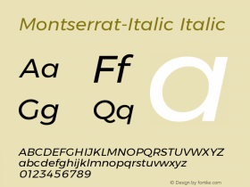 Montserrat-Italic