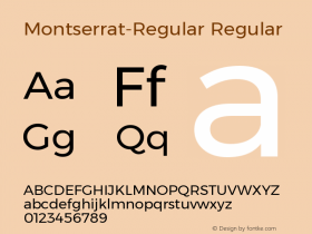 Montserrat-Regular