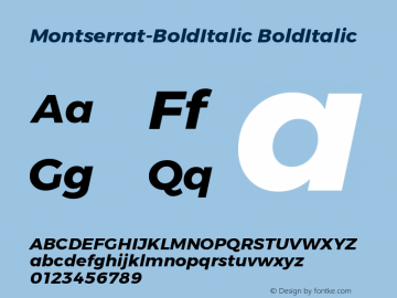 Montserrat-BoldItalic