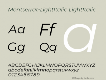 Montserrat-LightItalic