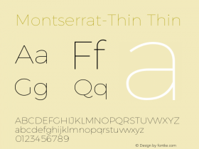 Montserrat-Thin