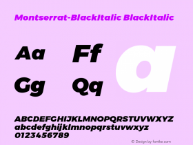 Montserrat-BlackItalic