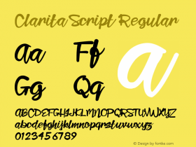 Clarita Script