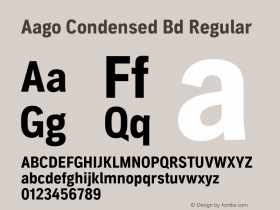 Aago Condensed Bd