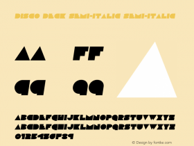 Disco Deck Semi-Italic