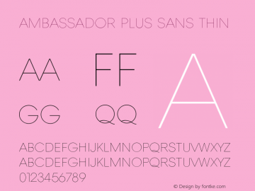 Ambassador Plus Sans