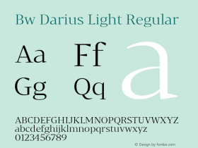 Bw Darius Light