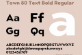 Town 80 Text Bold