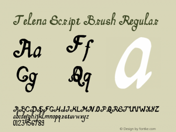 Telena Script Brush