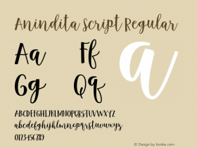 Anindita Script