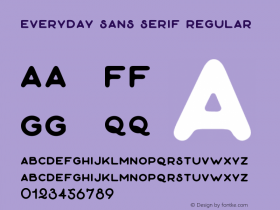 Everyday Sans Serif