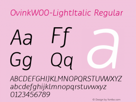 Ovink-LightItalic