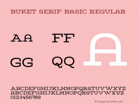 Buket Serif Basic