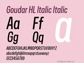 Goudar HL Italic