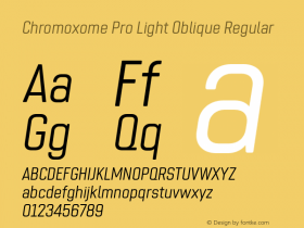 Chromoxome Pro Light Oblique