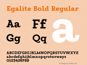 Egalite Bold