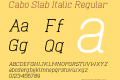 Cabo Slab Italic