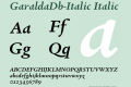 GaraldaDb-Italic