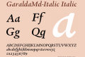 GaraldaMd-Italic