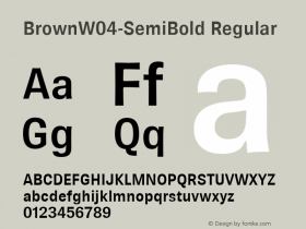 Brown-SemiBold