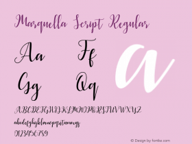 Marquella Script