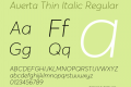 Averta Thin Italic