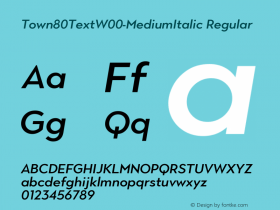 Town80Text-MediumItalic