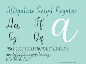 Alligature Script