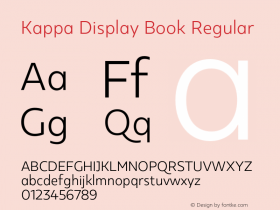 Kappa Display Book