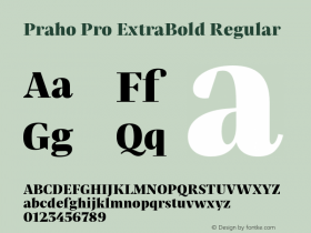 Praho Pro ExtraBold