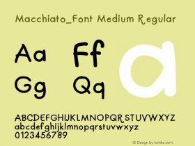 Macchiato_Font Medium