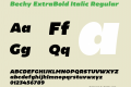 Becky ExtraBold Italic