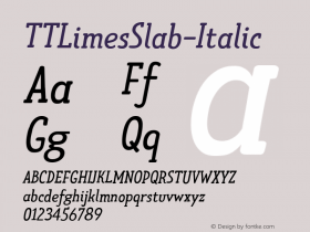 TTLimesSlab-Italic