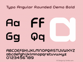 Typo Angular Rounded