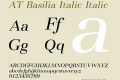 AT Basilia Italic