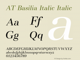 AT Basilia Italic