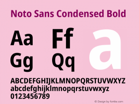 Noto Sans Condensed