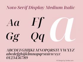 Noto Serif Display Medium