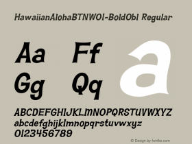 HawaiianAlohaBTN-BoldObl