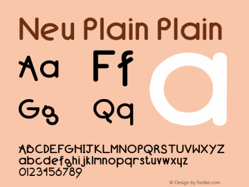 Neu Plain