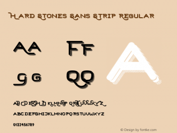 Hard Stones Sans Strip