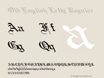 Old English Lefty
